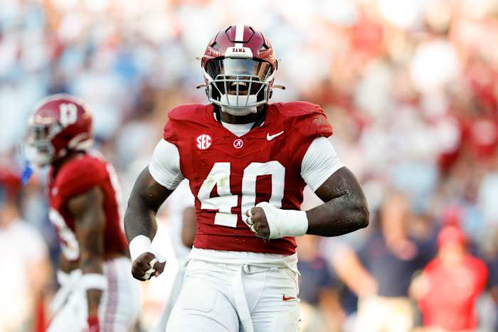 Alabama linebacker Kendrick Blackshire